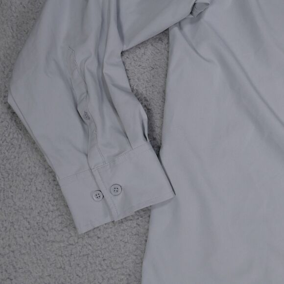 Gillz Shirt Mens XXL Gray Performance Fishing Vented Stretch Outdoor Button Up - Picture 3 of 16